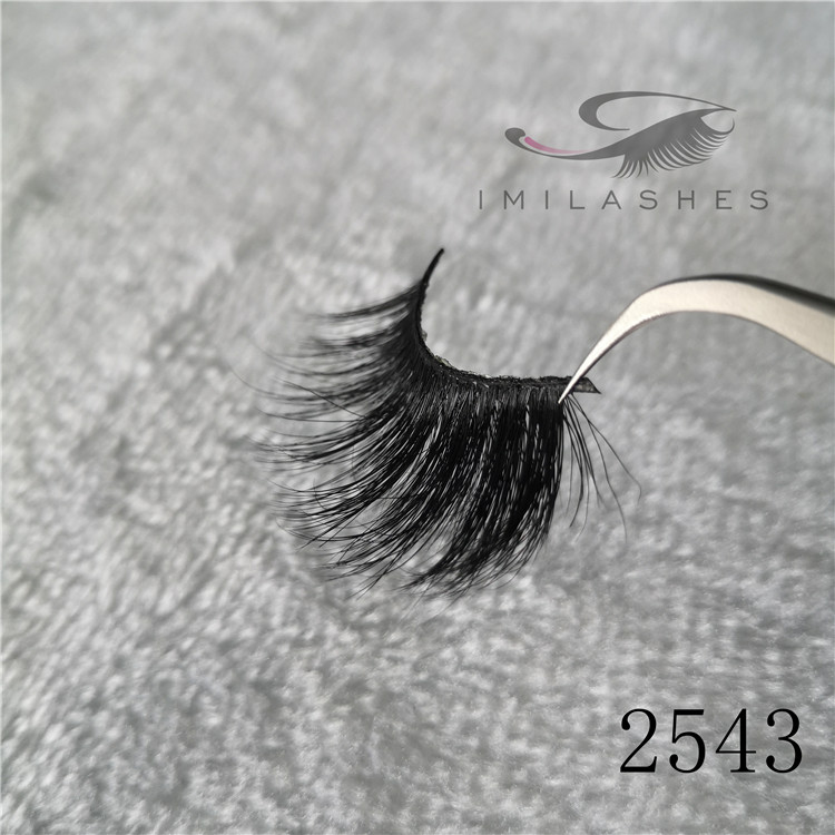 Long 25mm real mink 3D lashes wholesale China A-43